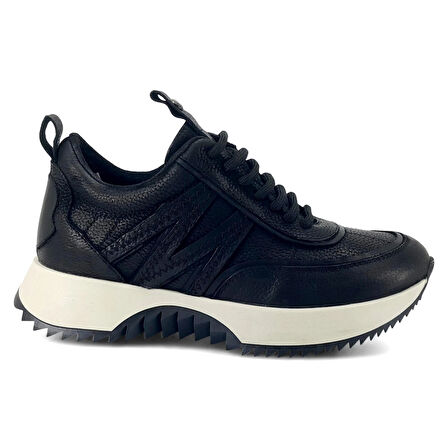 Mammamia 3700 25KA Kadın Günlük Ayakkabı Siyah Nubuk