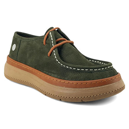 Mammamia 7025 25KA Kadın Günlük Ayakkabı Haki Nubuk