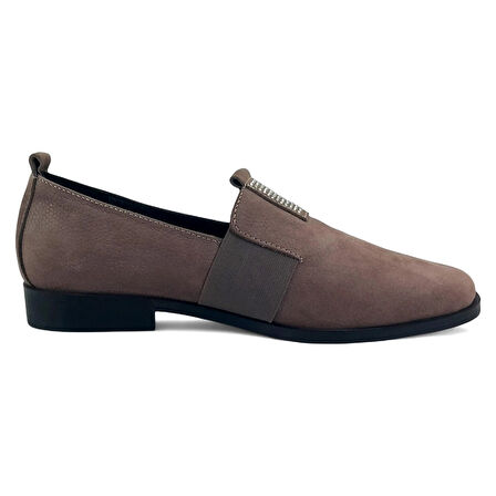 Mammamia 710 25KA Kadın Günlük Ayakkabı Vizon Nubuk