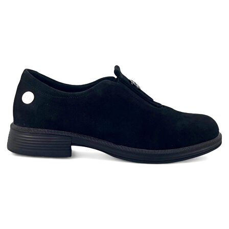 Mammamia 800 25KA Kadın Günlük Ayakkabı Siyah Nubuk