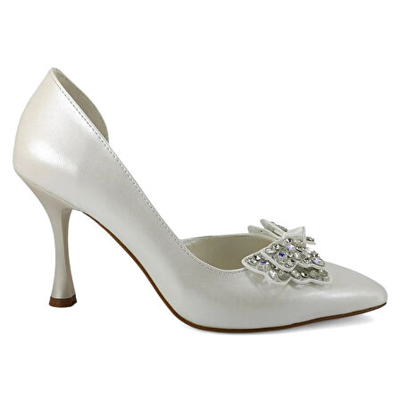 Beety 222 23 25KA Kadın Abiye Ayakkabı Sedef