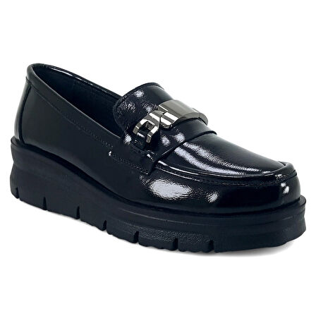 Beety 04 018 25KA Kadın Günlük Ayakkabı Siyah Rugan