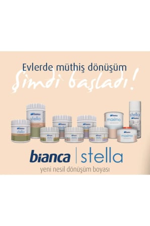 Stella Su Bazlı Saf Akrilik Boya Kırık Beyaz