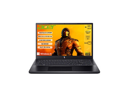Acer Nitro V 15 i5-13420H 8 GB 512 GB SSD RTX™ 4050- 6 GB 15,6" FHD  W11Home NH.QNBEY.006