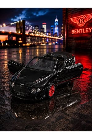 Bentley Continental Supersports Convertible ISR Diecast Model Araba 1:26 Bentley Üstü Açık Araba