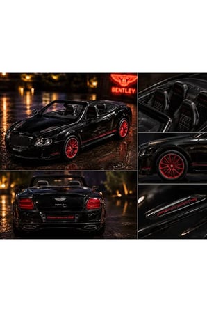 Bentley Continental Supersports Convertible ISR Diecast Model Araba 1:26 Bentley Üstü Açık Araba