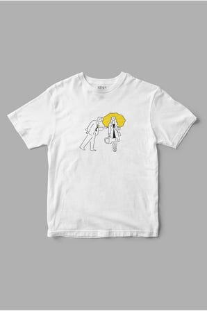 How I Met Your Mother Hımym Sarı Şemsiye Minimal Baskılı Tişört