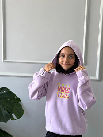 Kız Çocuk Lila Sweat Shirt