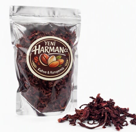 Yeni Harmancı Hibiskus Çiçeği Kurusu 100 Gr.