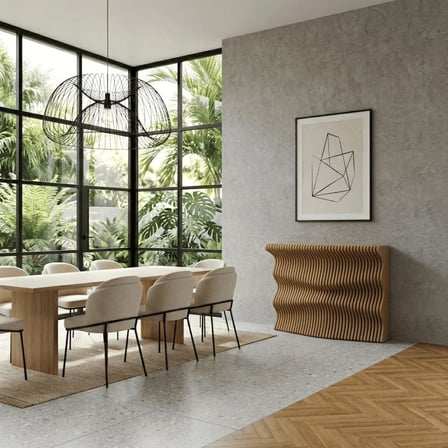 PRM664 Modern Parametrik Ahşap Konsol