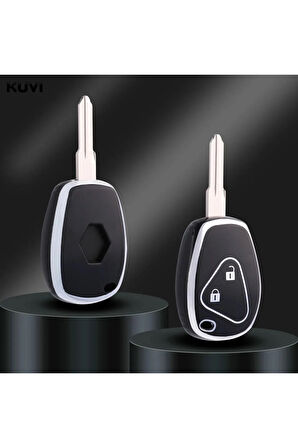 Renault Mégane Anahtar Kılıfı 2 Buton Siyah Renk