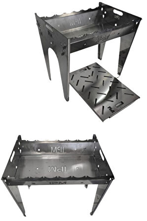 Mangal, Demonte, Krom Paslanmaz Çelik, Taşıma Çantalı