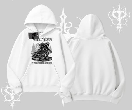 Kapşonlu Sweatshirt Throttle Therapy No Brakes Just Freedom
