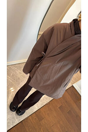 Lorena Kısa Kuşaklı Zara Model Şişme Mont TNS-4432