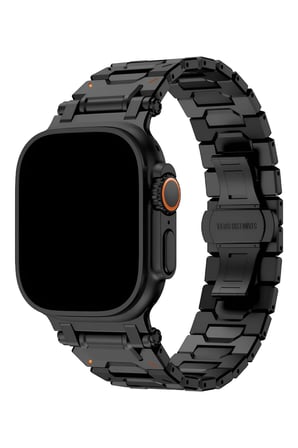 Apple Watch 11 10 46mm - 6 7 8 9 10 11 SE Ultra Uyumlu 42 44 45 49mm Paslanmaz Çelik Metal Baklalı Kordon