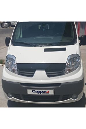 Nissan Primastar Ön Kaput Koruyucu Rüzgarlığı 4mm Akrilik (abs) Piano Black 2001-2014