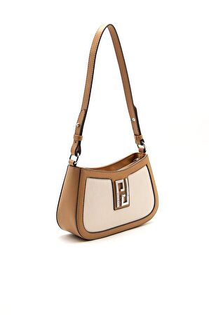 Silver  Polo Bej - A.Taba NV1132 Kadın Çapraz Çanta