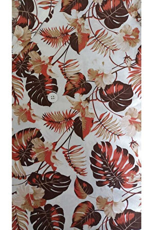 Kadın Bol Kesim Keten Oversize Rahat Ceket Kahverengi 3371200