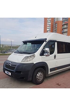 Citroen Relay Ön Cam Güneşlik Siperlik Vizör Şapka Terek Akrilik Terek Piano Black 2006-2014