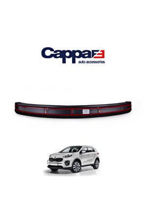 Kia Sportage Arka Tampon Eşiği Koruma (Abs) Mat Siyah 2016-2018