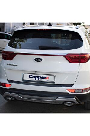 Kia Sportage Arka Tampon Eşiği Koruma (Abs) Mat Siyah 2016-2018
