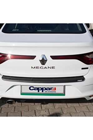 Renault Megane 4 Arka Tampon Eşiği Koruma (Abs) Mat Siyah 2016 Ve Sonrası