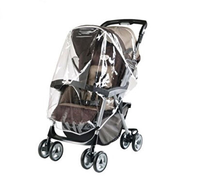 Bebek Arabası Puset Şeffaf Yağmurluk Rüzgar Engelleyici Muşamba  GO50609467520