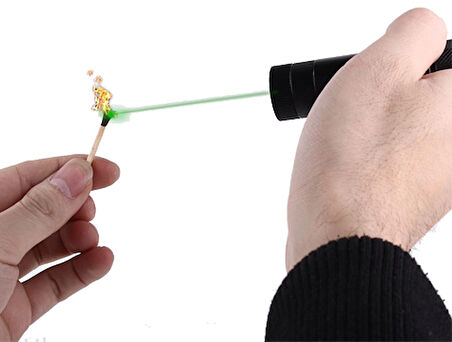 Yeşil Şarjlı Lazer Pointer 1000mw (Yakıcı)  GO50601516380