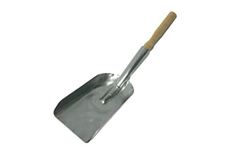 METAL KÜÇÜK - DAR GALVANİZ KÜREK AHŞAP SAPLI  GO50602624040