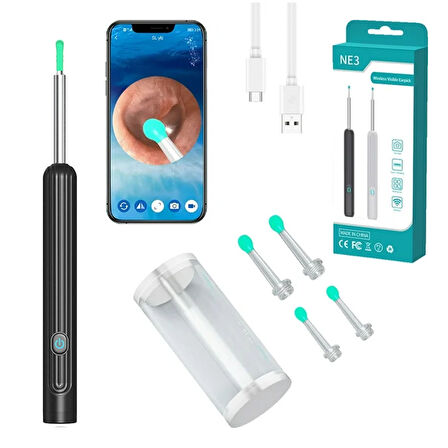 ENDOSKOP KAMERALI KULAK TEMİZLEME CİHAZI ALL-IN-ONE SET  GO506089MT-24065