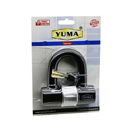 ÇOK AMAÇLI   ÇELİK - U BAR - KELEPÇE DİSK  ANAHTARLI ASMA KİLİT  GO5060Gok133380