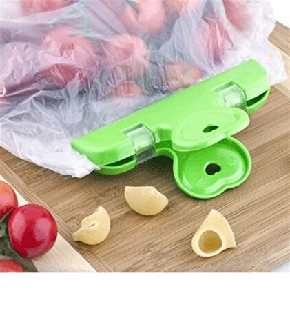 2&apos;li Pratik Torba Paket Ve Poşet Kapatıcı Kilitli Klips Mandal  GO50604950700