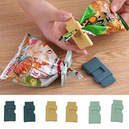 6&amp;apos;lı Hava Sızdırmaz Poşet Torba Ambalaj Ve Paket Kıstırmalı Kapatma Klipsi  GO50604353580