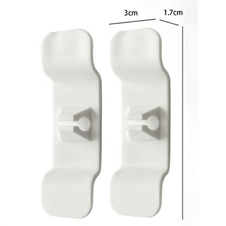 6&Amp;#39;Lı Pratik Kablo Toparlayıcı Yapışkanlı Klips Mutfak Air Fryer Kettle Kahve Tost Makinesi  Go50601148220