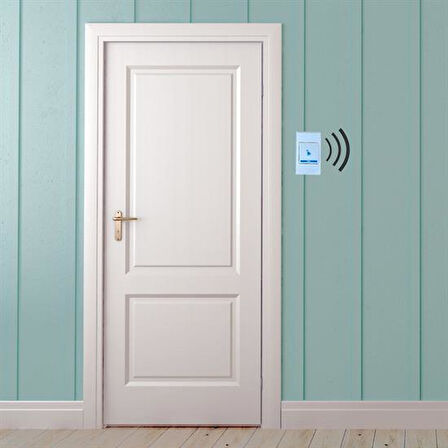Wireless Bağlantılı Ev, Ofis, Daire veya Bahçe Kapıları İçin Kablosuz Kapı Zili  GO50607580670
