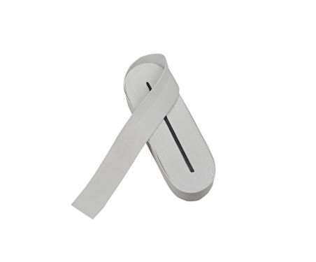 BEYAZ - 4CM PAÇA LASTİK YASSI GENİŞ 10MT  GO50607547770
