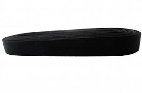 SİYAH - 2CM PAÇA LASTİK YASSI GENİŞ 10MT  GO50602888010