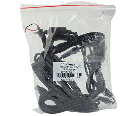 DC KABLO 1.5 METRE 3 PİNLİ DİŞİ (544D3)  GO506089MT-2486