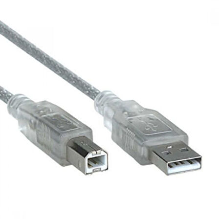 USB YAZICI KABLOSU ŞEFFAF 2.0V 3 METRE  *SL-U2003  GO50604007430