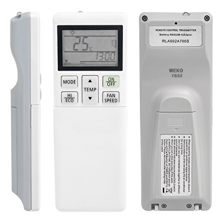 MITSUBISHI RLA 502A700S KLİMA KUMANDASI  GO50609276300