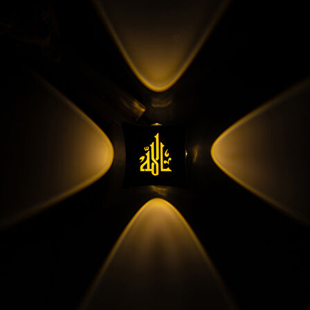3000K ALLAH DEKORATİF LED DUVAR APLİK  GO506089MT-24450
