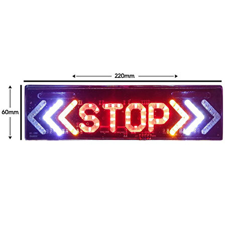 ELEKTRİKLİ İŞARET CİHAZI OKLU STOP BÜYÜK  GO50601545870