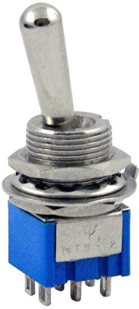 TOGGLE SWİTCH ON-OFF Ø12MM MTS-202L (IC-148G) (5060)