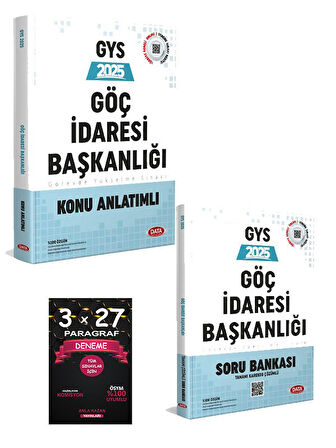 Data 2025 Göç İdaresi Başkanlığı GYS Konu+Soru
