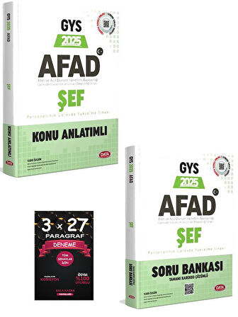 Data AFAD Şef GYS Konu+Soru