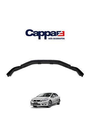 Honda Civic 9 Ön Tampon Lip Eki Karlık Akrilik (Abs) Piano Black 3 Parça 2012-2016