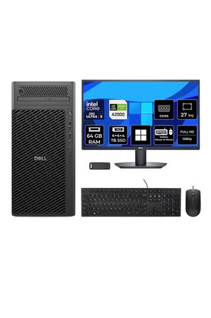 Pro Max T2 Core Ultra 9 285 RTX 2000 Ada 16GB 64GB RAM 12TB SSD 27" FHD Win11 Home FCT22508P804 Masaüstü İş İstasyonu + PER4 USB Bellek