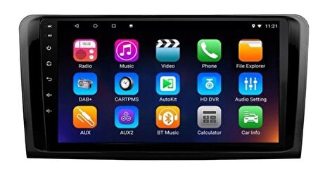 Mercedes GL Serisi (2005-2012) Uyumlu Android Multimedya Sistemi – 4 Çekirdek İşlemci, 4GB RAM, 64GB Hafıza, CarPlay & Android Auto, Geri Görüş Kamerası