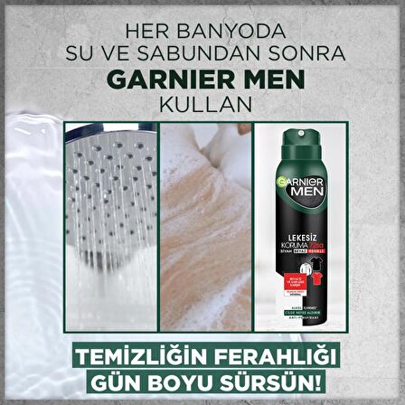 Garnier Men Lekesiz Koruma Aerosol Sprey 150 ml