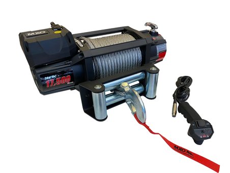 MXO Çelik Halatlı Uzakt. Kum.17500lb Vinç 24V ( 28 MT HALAT )